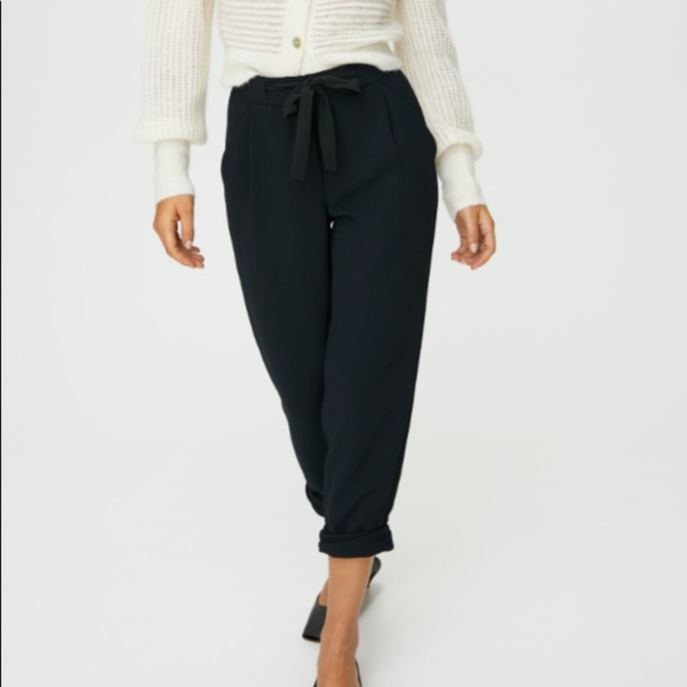 BLACK WILFRED DRESS PANTS
